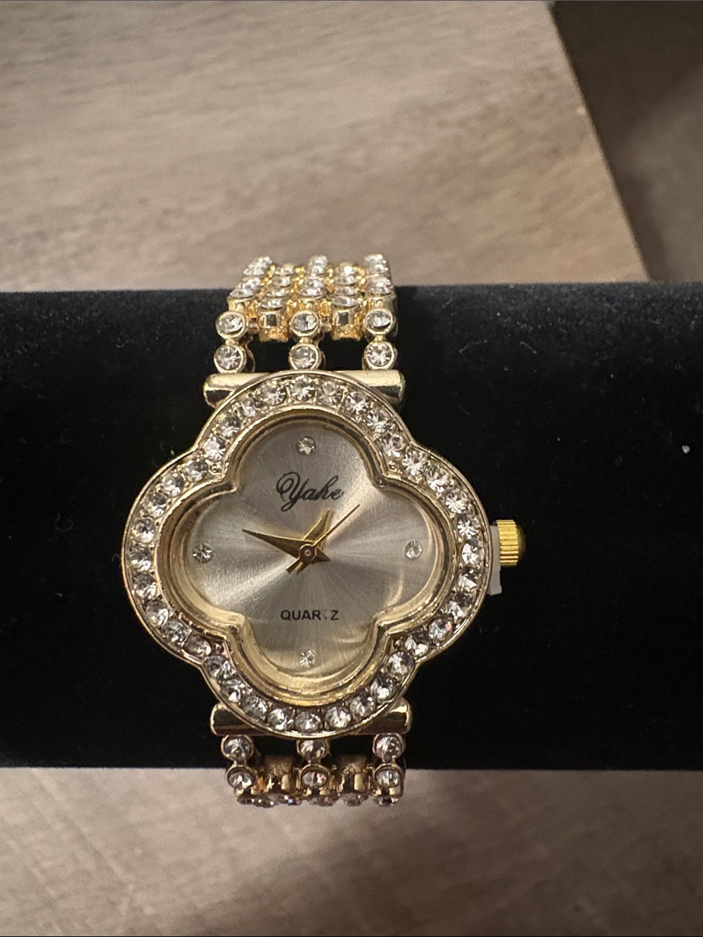 Blake Gold-Tone Crystal Bracelet Quartz Watch